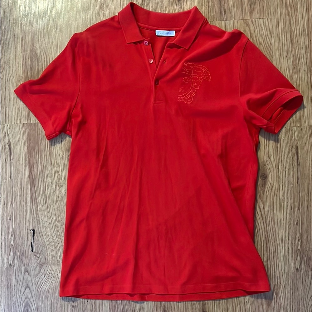 Versace Red Polo Shirt for Men